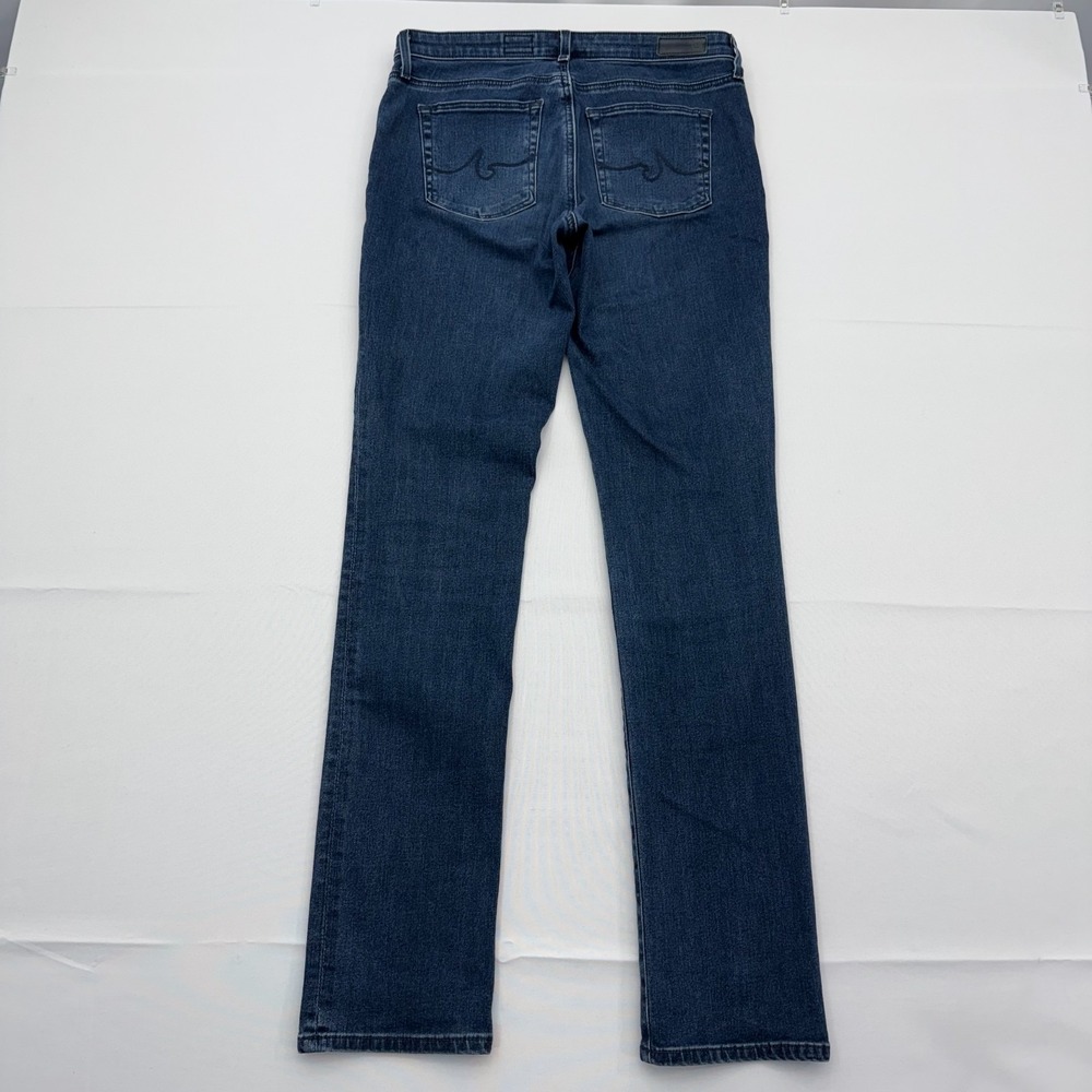 AG Adriano Goldschmied The‎ Harper Jeans Womens 28R Blue Straight Leg Dark Wash - Picture 2 of 9